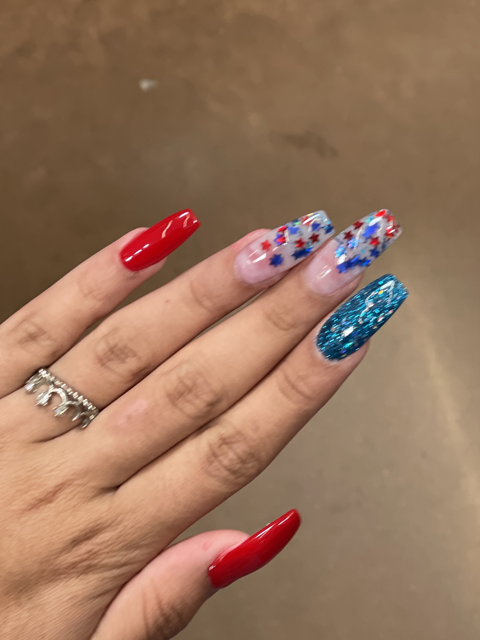 DaVi Nails Salon and Spa nail work in Round Rock, Texas